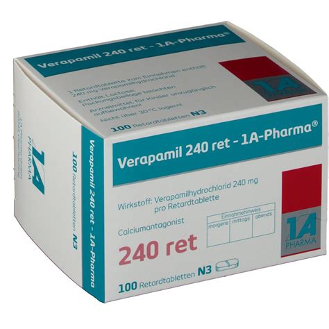 verapamil 240 mg retard